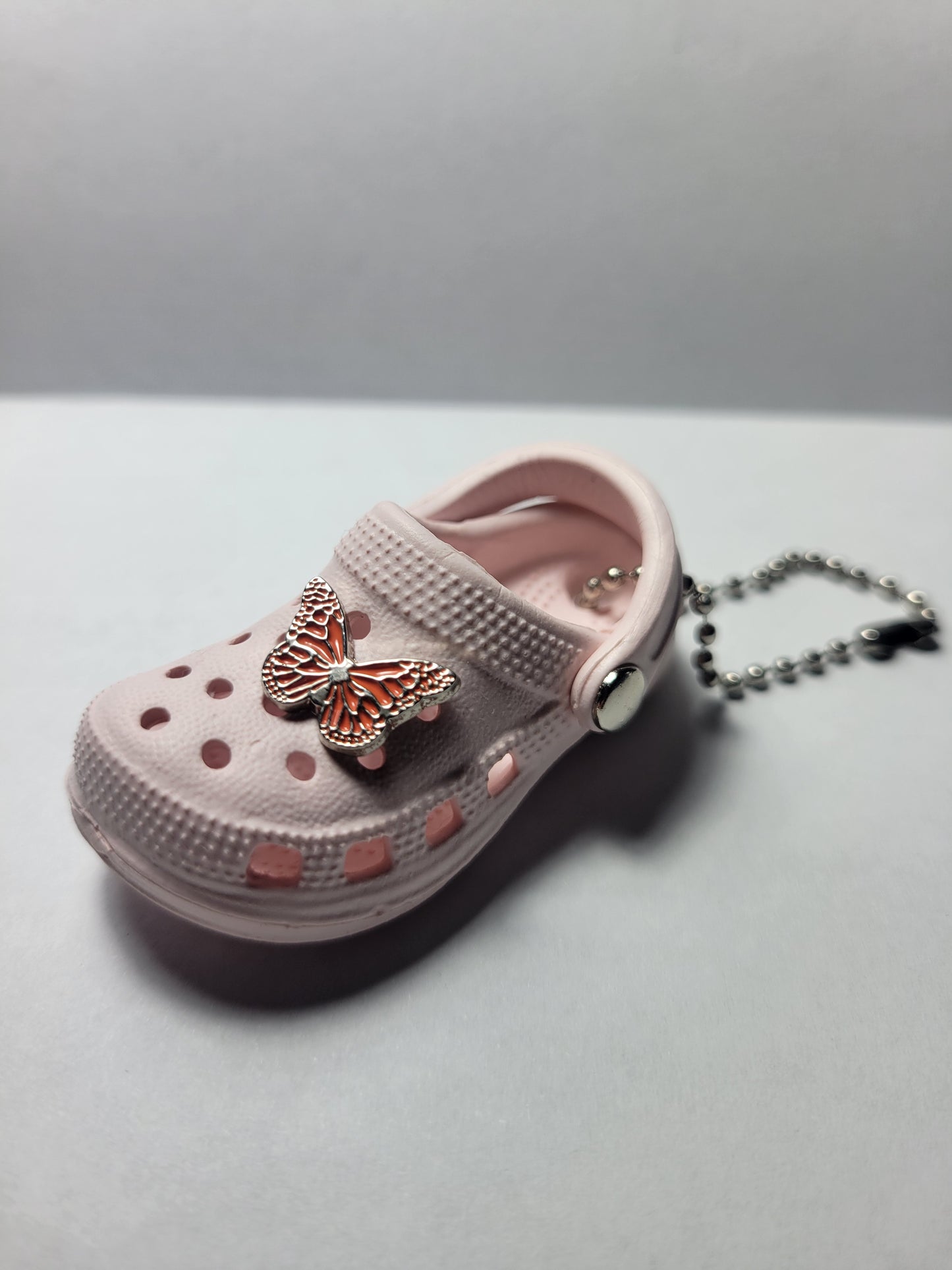 Pink Mini Croc Keychain (mini charm sold separately)