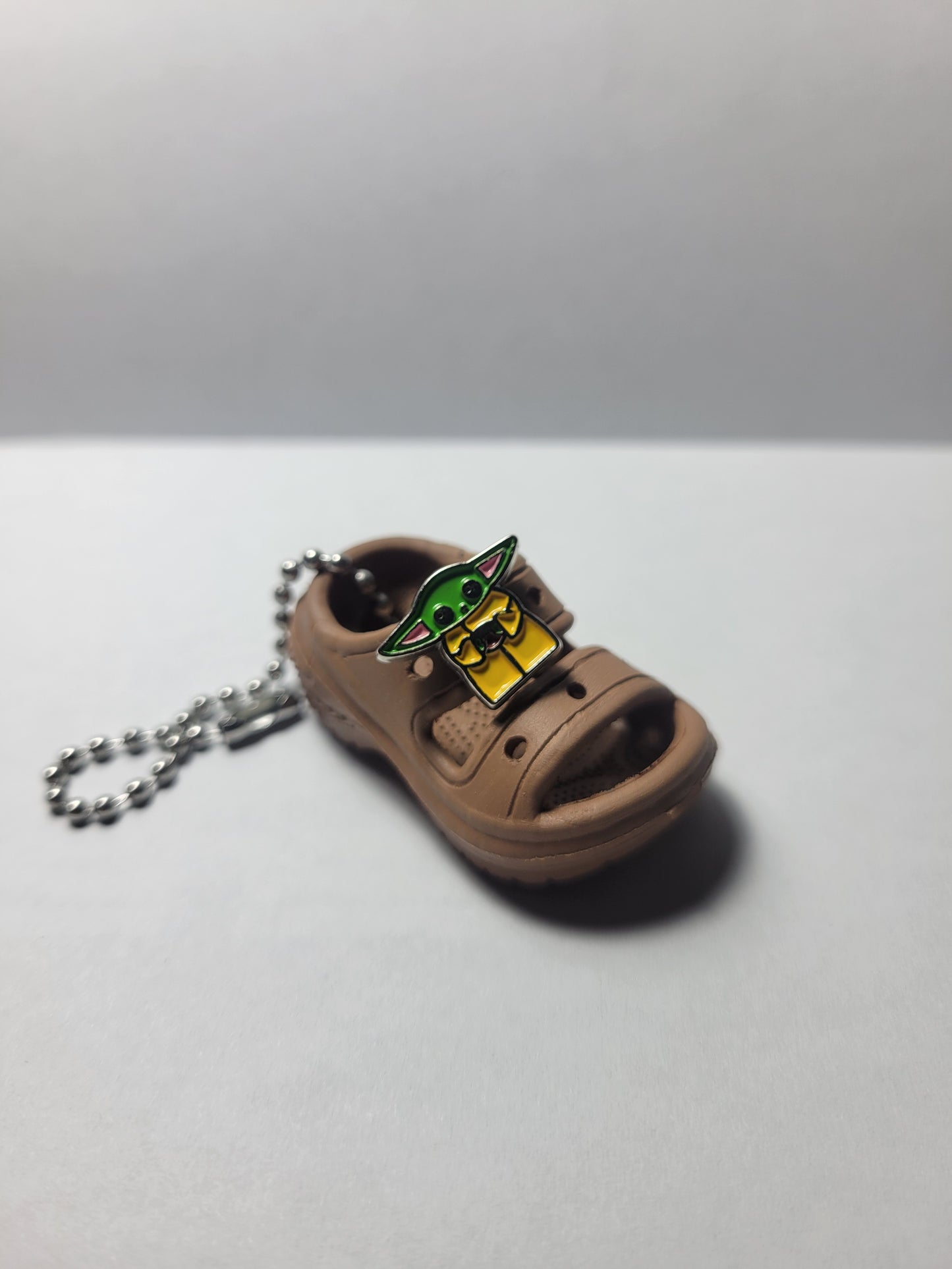 Tan Mini Croc Sandal Keychain (mini charm sold separately)