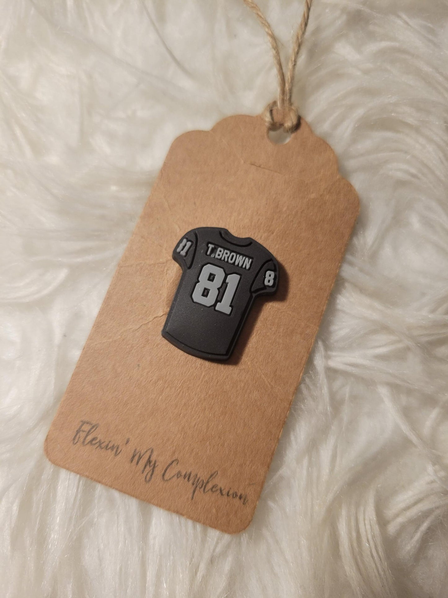 Silver/Black Brown Jersey