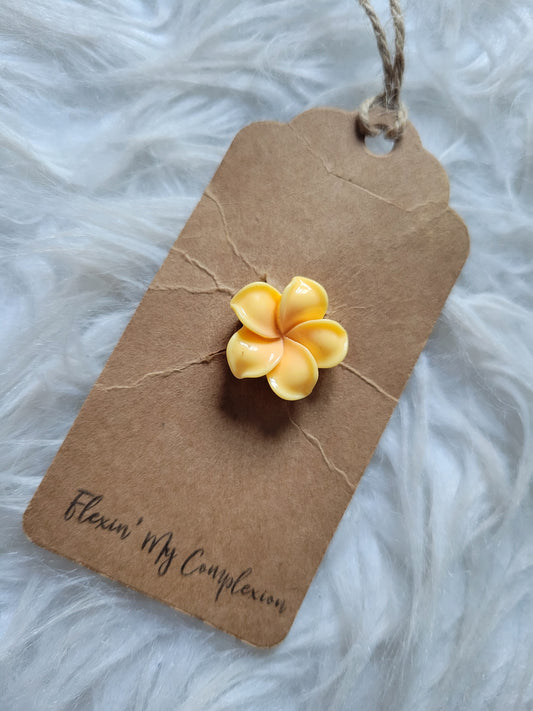 Plumeria 3D (yellow/orange)