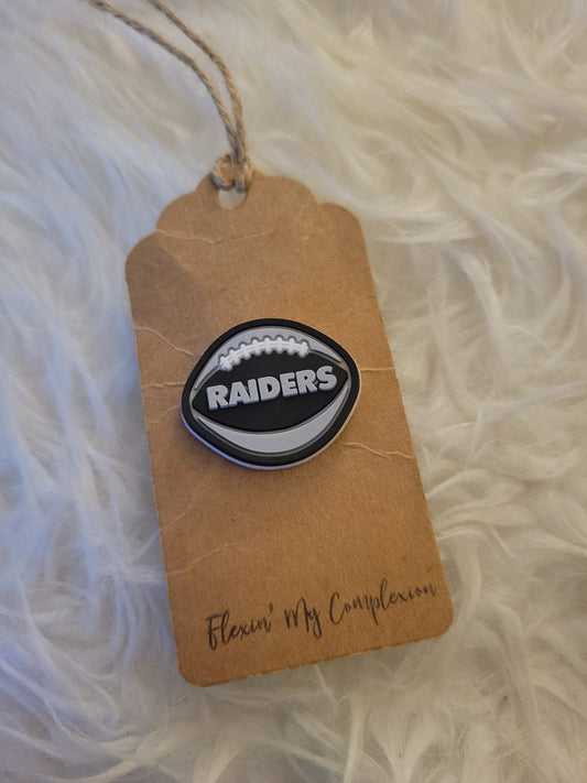 Silver/Black football