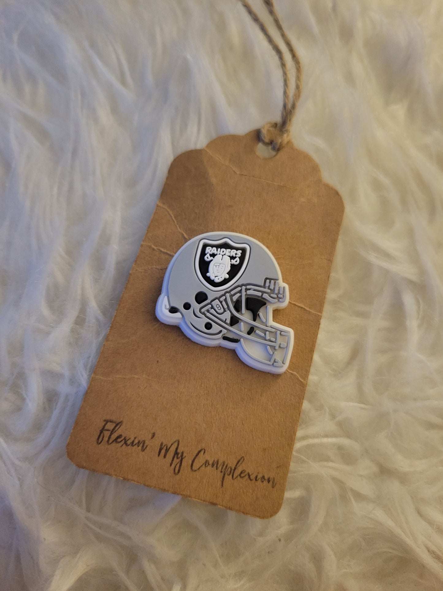 Retro Silver/Black Helmet