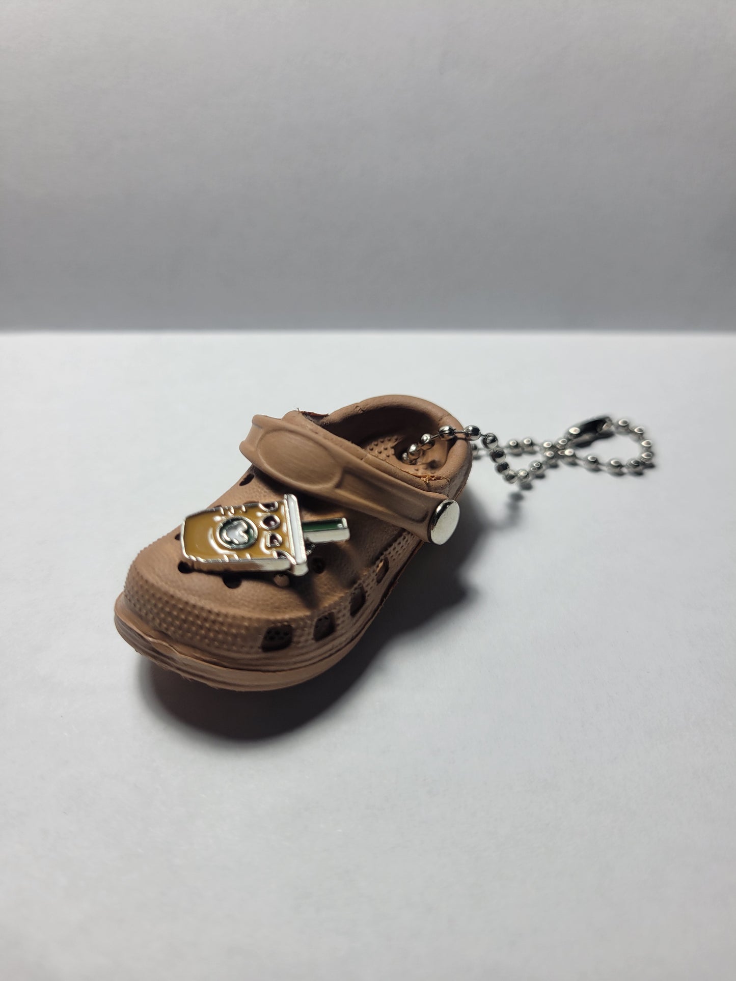 Tan Mini Croc Keychain      (mini charm sold separately)