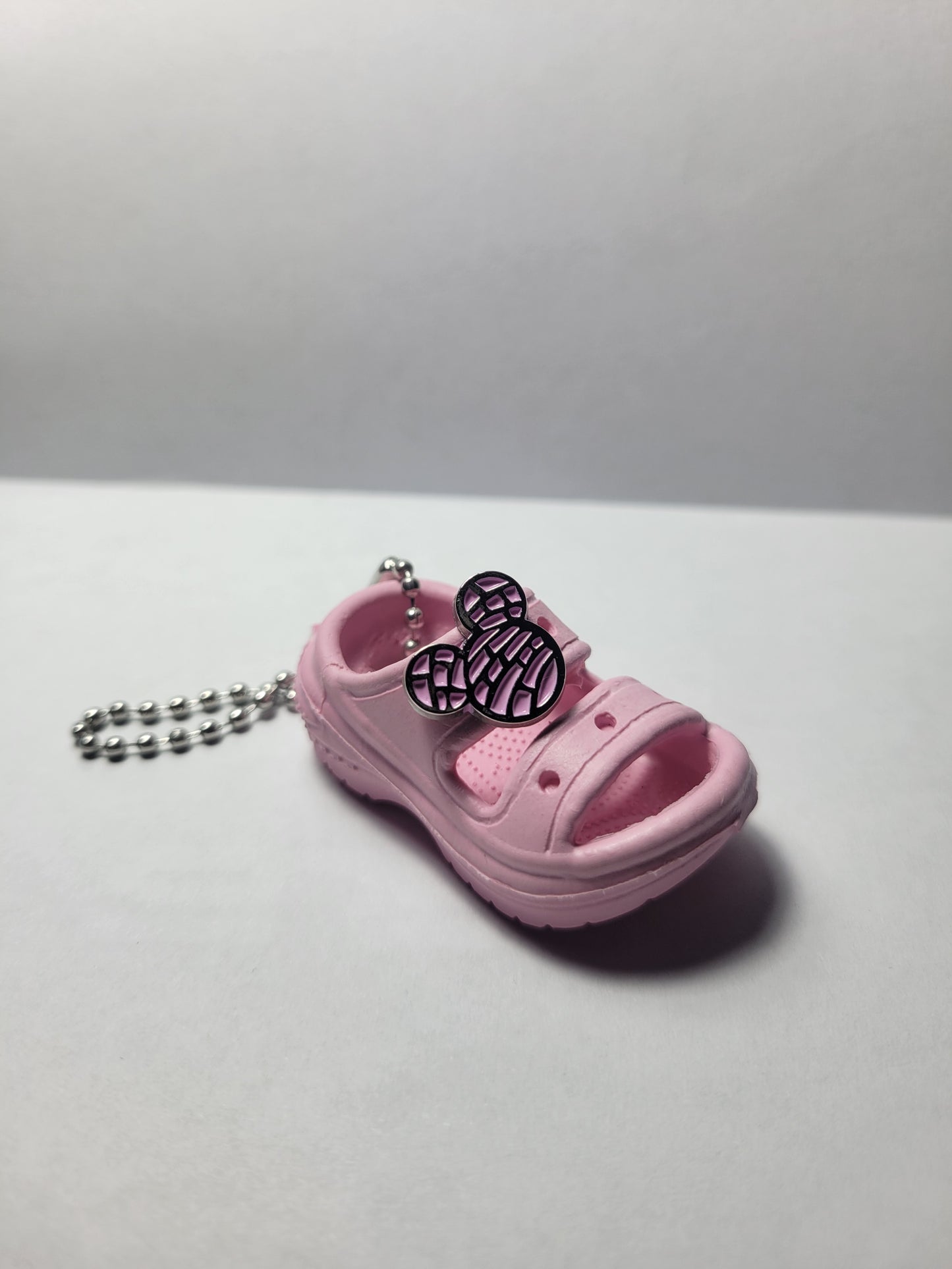 Pink Mini Croc Sandal Keychain      (mini charm sold separately)