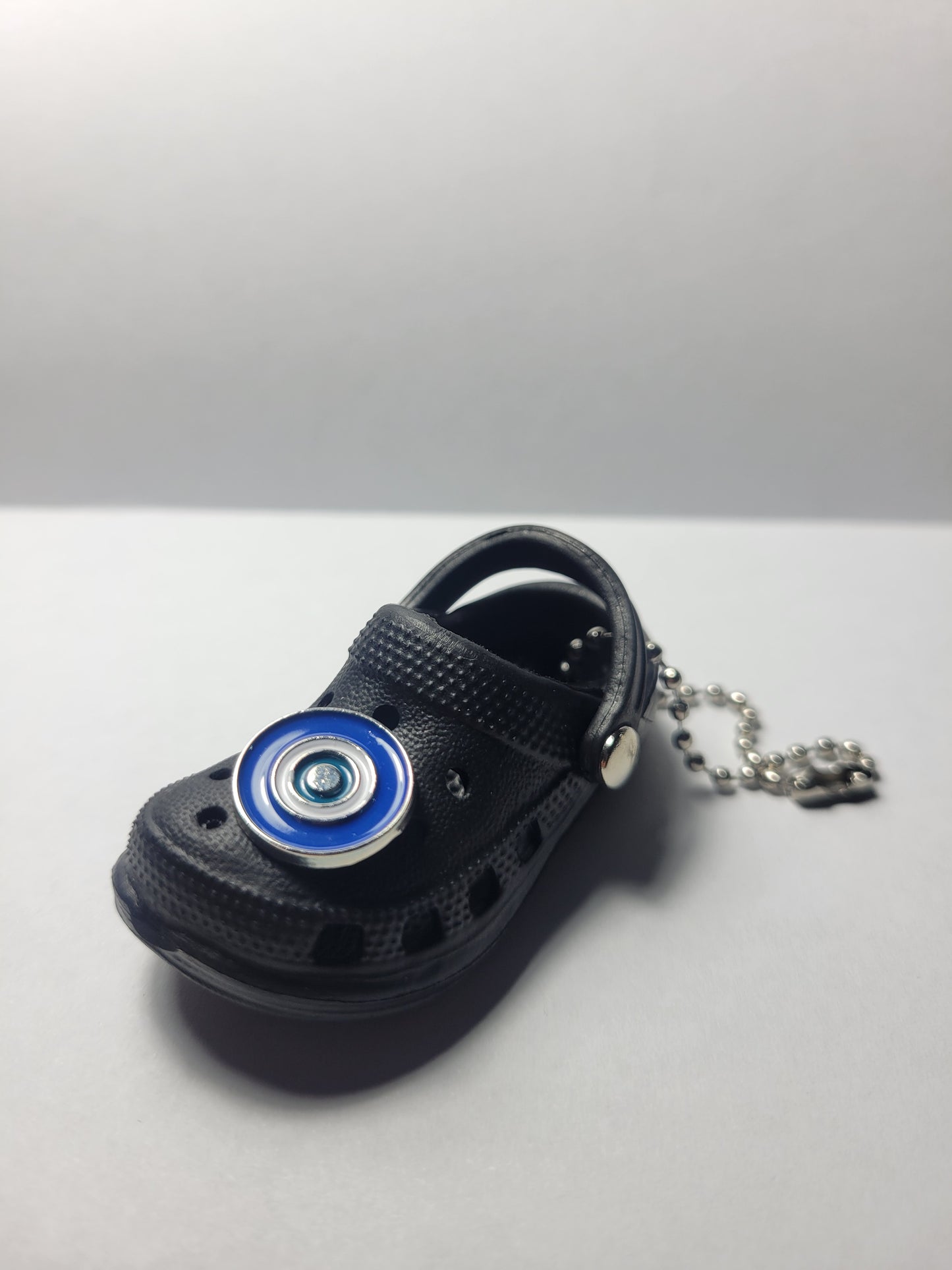 Black Mini Croc Keychain      (mini charm sold separately)