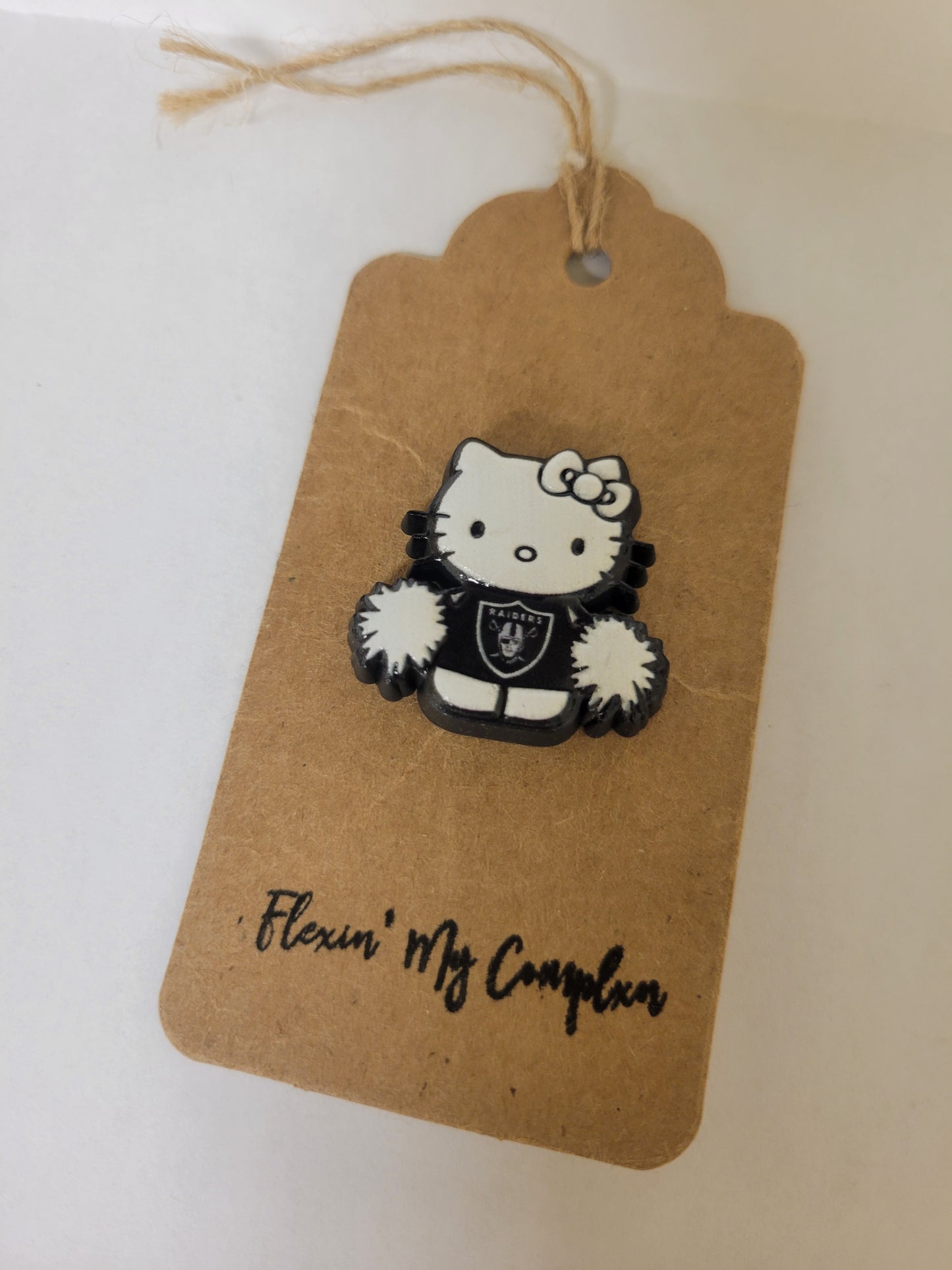 Silver/Black Cheerleader Kitty