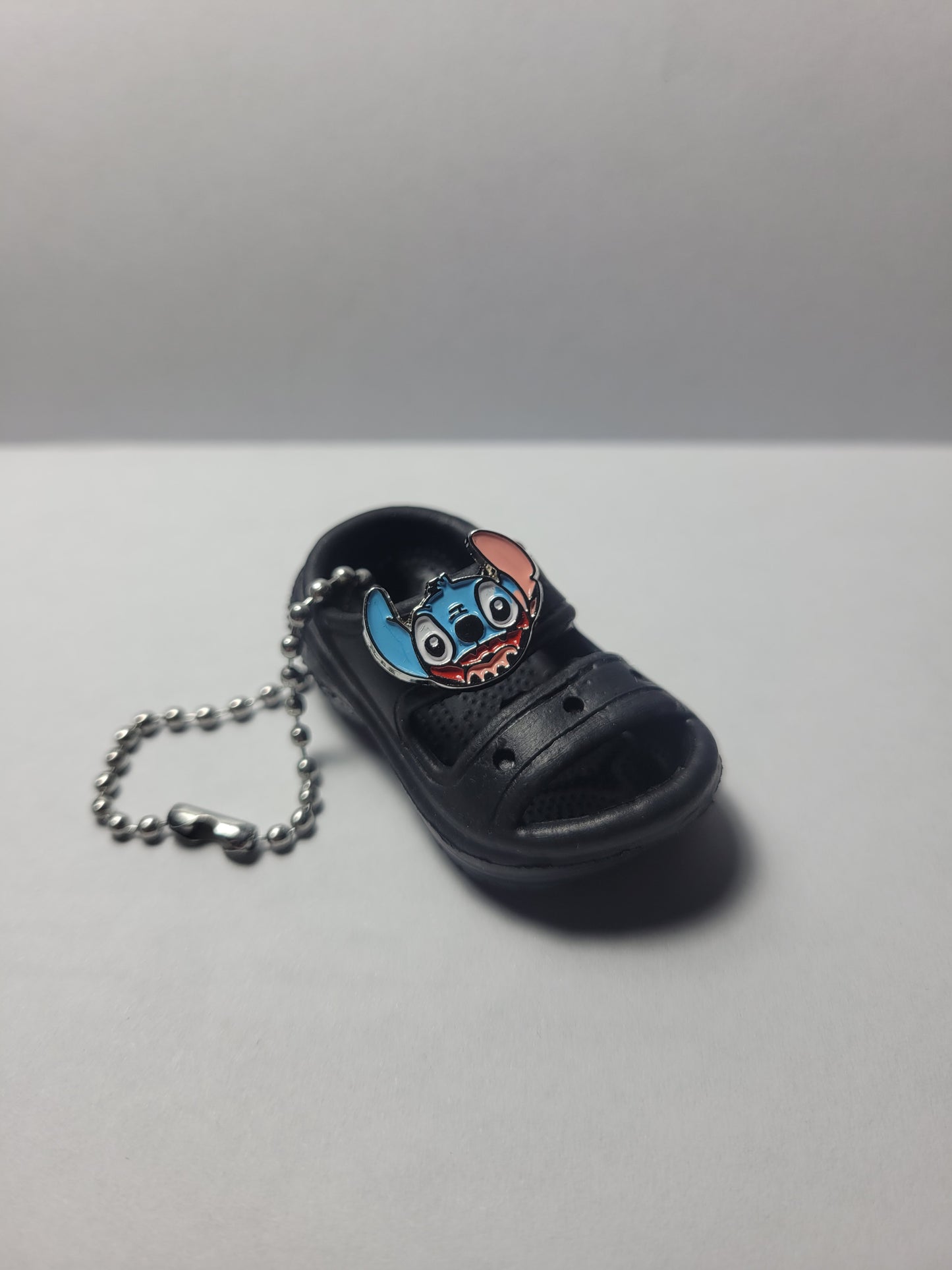 Black Mini Croc Sandal Keychain (mini charm sold separately)