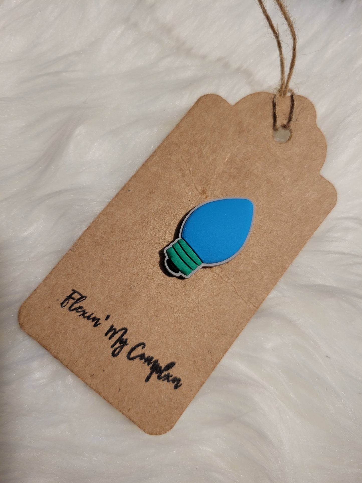 Blue Christmas Light