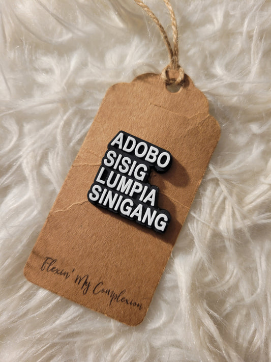 Adobo, Sigsig, Lumpia, Sinigang